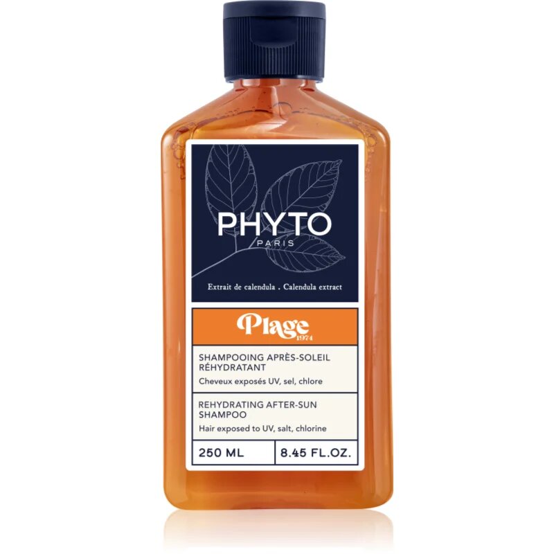 Phyto Plage Rehydrating After-Sun Shampoo šampon za po sončenju za lase izpostavljene soncu morski in klorirani vodi 250 ml