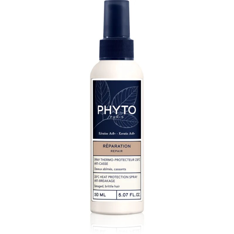 Phyto Repair 230° Heat Protection Spray Anti-Breakage pršilo za zaščito las med toplotnim oblikovanjem z likalnikom ali kodralnikom 150 ml