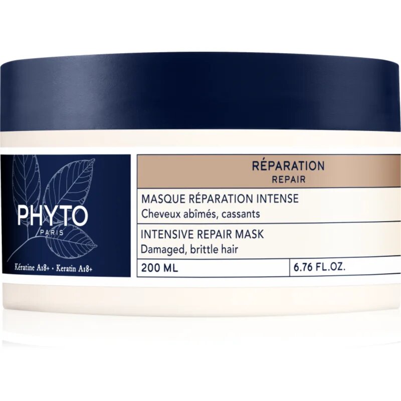 Phyto Repair Intense Repair Mask intenzivna obnovitvena maska za suhe obremenjene lase 200 ml