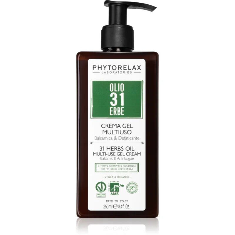 Phytorelax Laboratories 31 Herbs osvežilna gelasta krema za telo in noge 250 ml