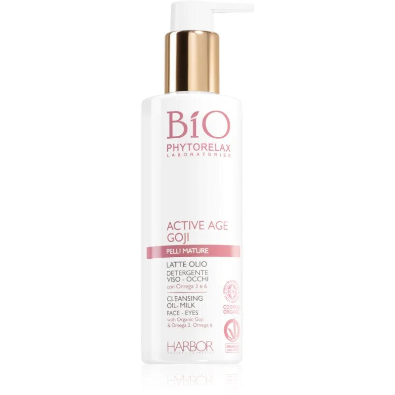 Phytorelax Laboratories Bio Active Age Goji nežno čistilno mleko za zrelo kožo 200 ml