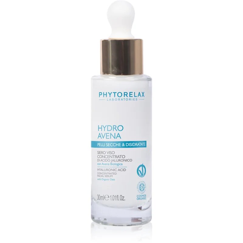 Phytorelax Laboratories Bio Hydro Avena serum za obraz s hialuronsko kislino 30 ml