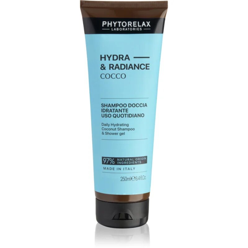 Phytorelax Laboratories Coconut gel za prhanje in šampon 2v1 250 ml