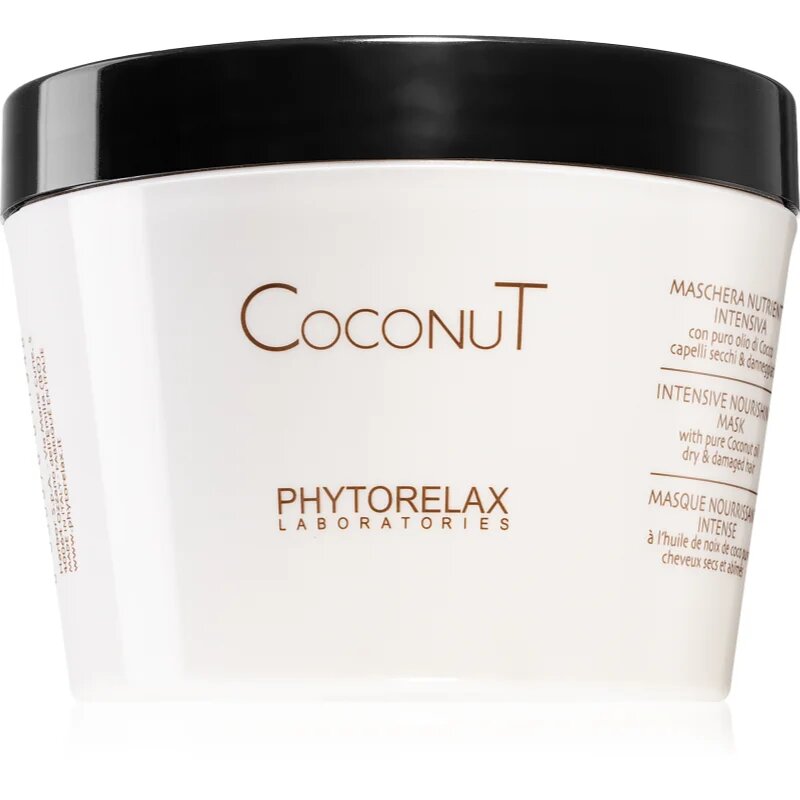 Phytorelax Laboratories Coconut vlažilna maska za lase s kokosovim oljem 250 ml