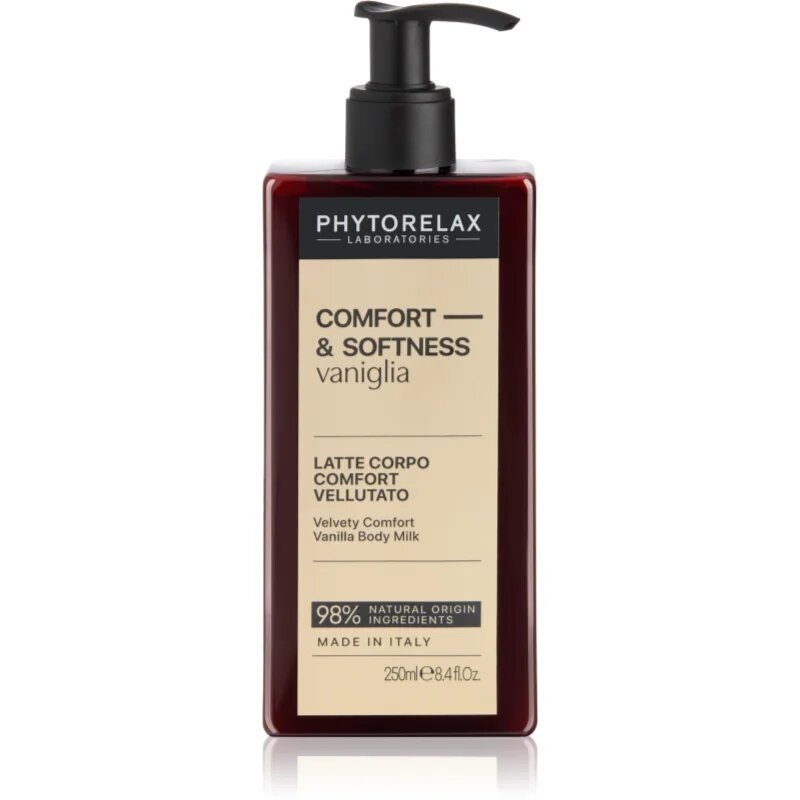 Phytorelax Laboratories Comfort & Softness Vanilla svilnati losjon za telo 250 ml