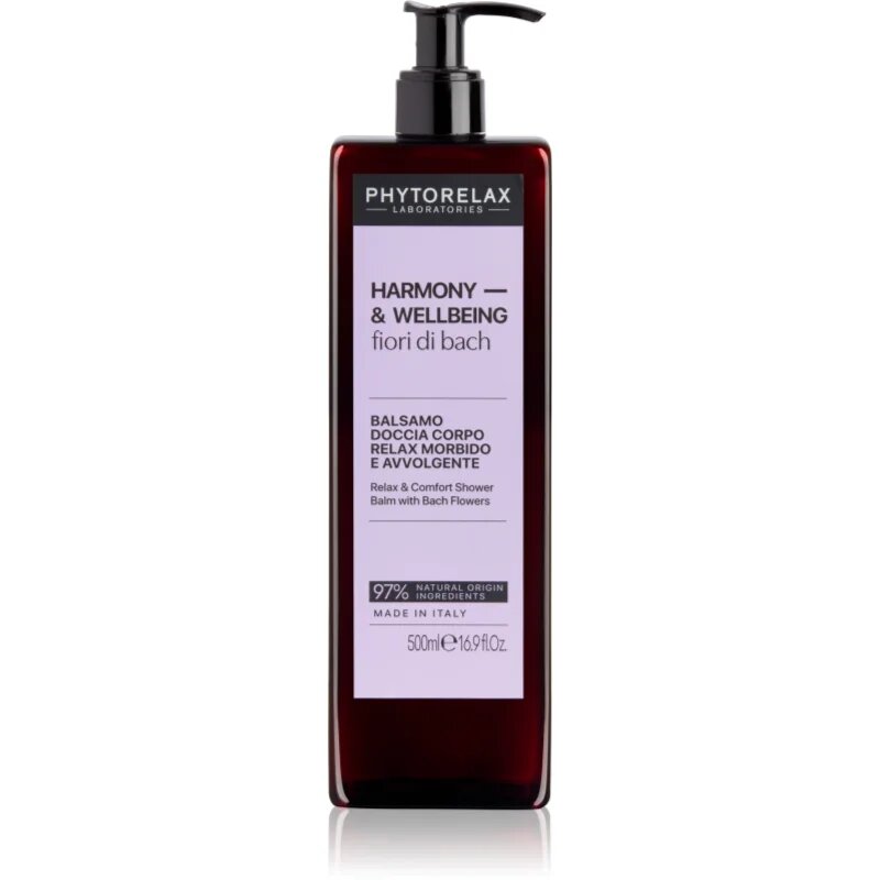 Phytorelax Laboratories Fiori di Bach balzam za prhanje 500 ml