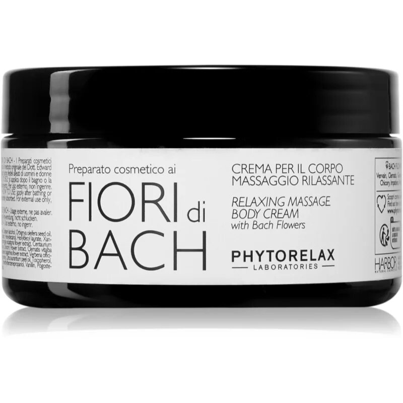 Phytorelax Laboratories Fiori di Bach hranilna krema za telo za sproščanje 300 ml