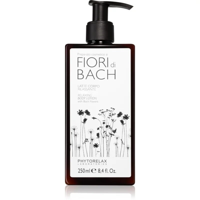 Phytorelax Laboratories Fiori di Bach relaksacijsko mleko za telo 250 ml