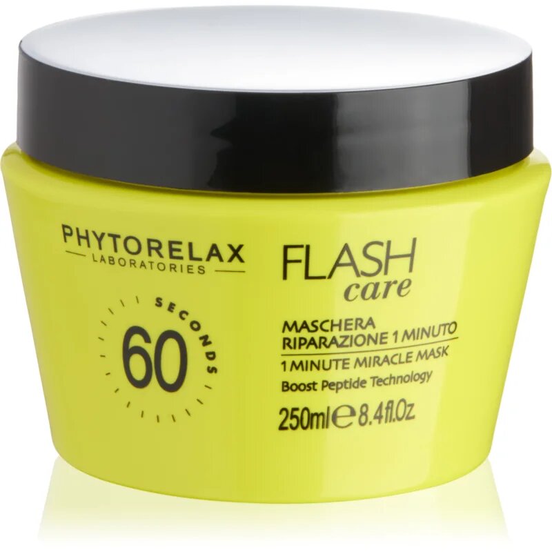 Phytorelax Laboratories Flash Care regeneracijska maska za lase 250 ml