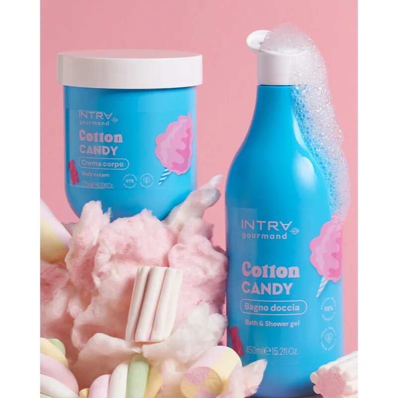 Phytorelax Laboratories Intra Gourmand Cotton Candy vlažilna krema za telo 275 ml