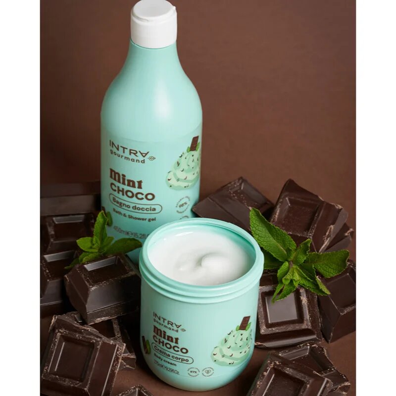Phytorelax Laboratories Intra Gourmand Mint Choco gel za prhanje in kopanje 450 ml