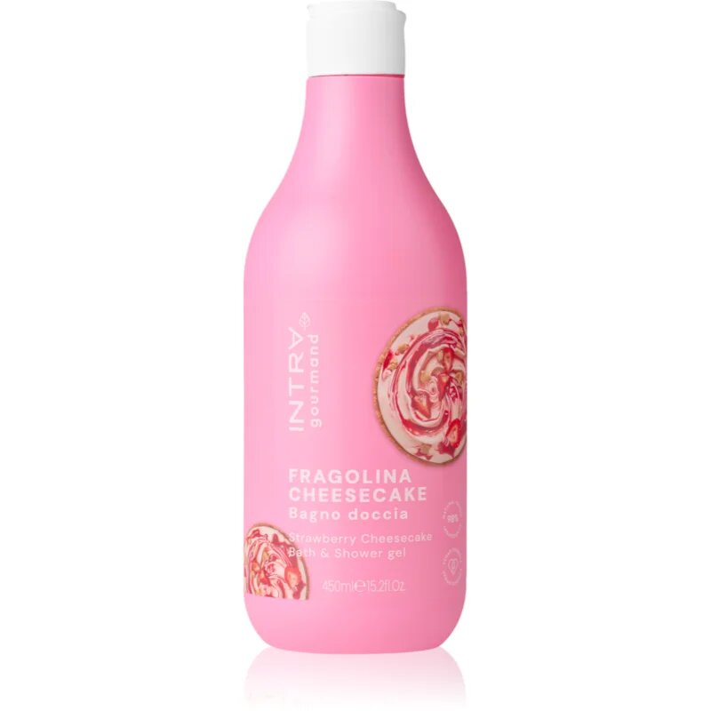 Phytorelax Laboratories Intra Gourmand Strawberry Cheesecake gel za prhanje in kopanje 450 ml