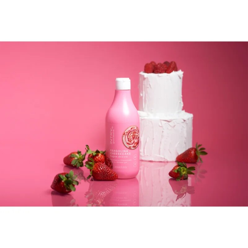 Phytorelax Laboratories Intra Gourmand Strawberry Cheesecake gel za prhanje in kopanje 450 ml