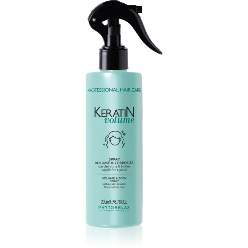 Phytorelax Laboratories Keratin Volume pršilo za volumen tankih las s keratinom 200 ml