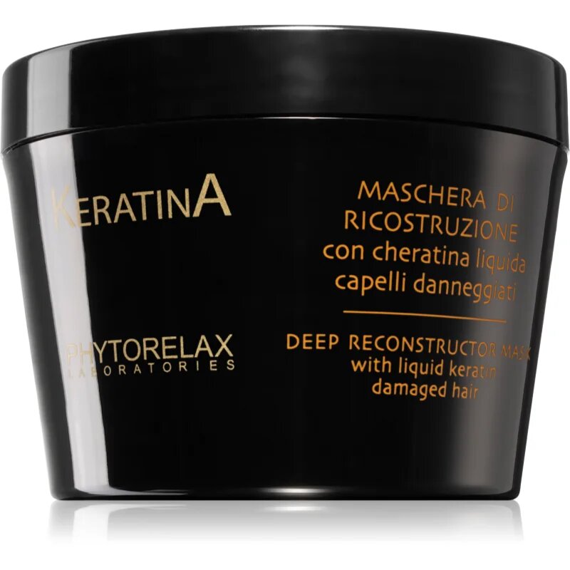 Phytorelax Laboratories Keratina keratinska maska za zdravljenje poškodovanih las 250 ml