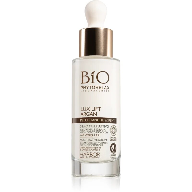 Phytorelax Laboratories Lux Lift Argan multiaktivni serum za osvetljevanje kože in hidratacijo 30 ml