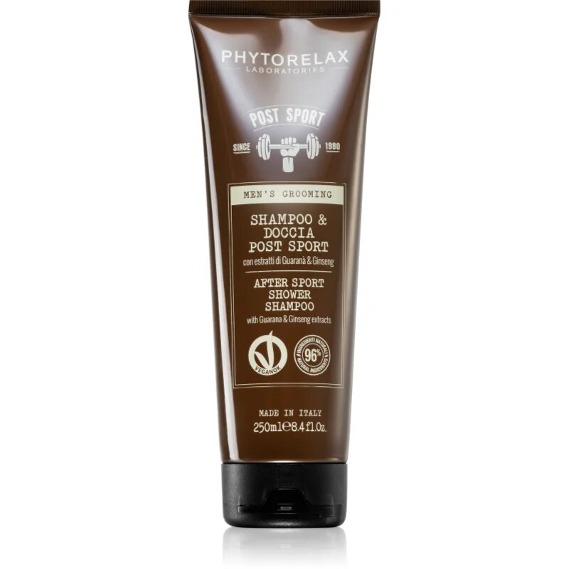 Phytorelax Laboratories Men's Grooming After Sport šampon in gel za prhanje za moške 250 ml