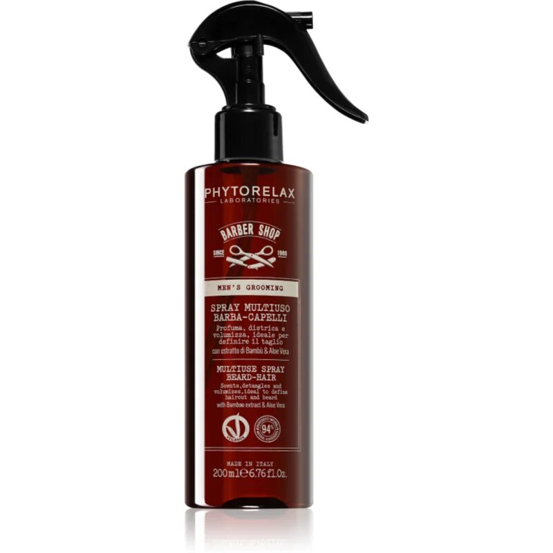 Phytorelax Laboratories Men's Grooming Barber Shop balzam za lase in brado v pršilu 200 ml
