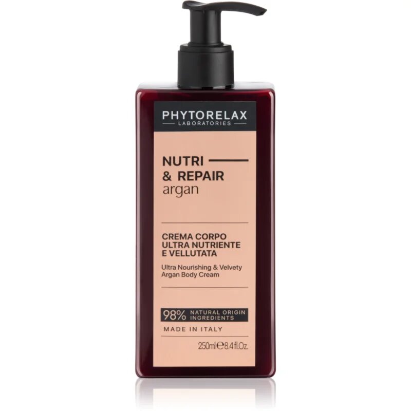 Phytorelax Laboratories Olio Di Argan regeneracijska krema za telo z arganovim oljem 250 ml