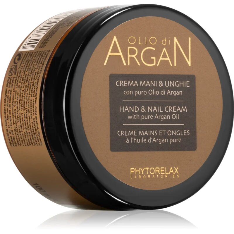 Phytorelax Laboratories Olio Di Argan vlažilna krema za roke in nohte z arganovim oljem 100 ml