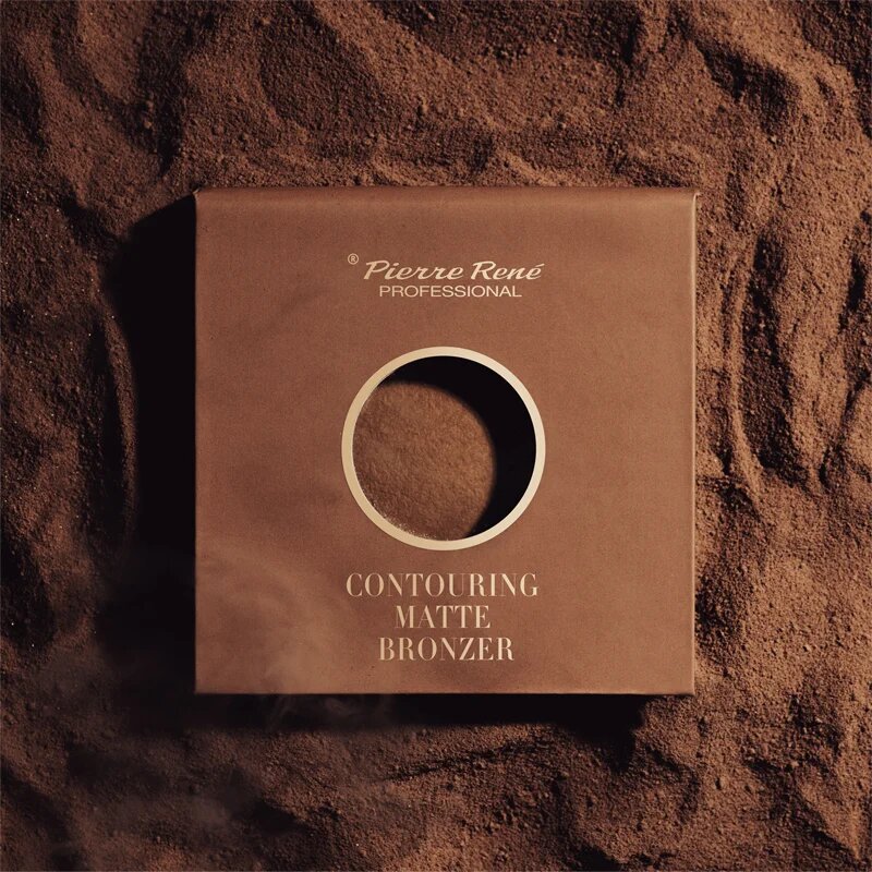 Pierre René Contouring Matte Bronzer bronz paleta za oči 10 g