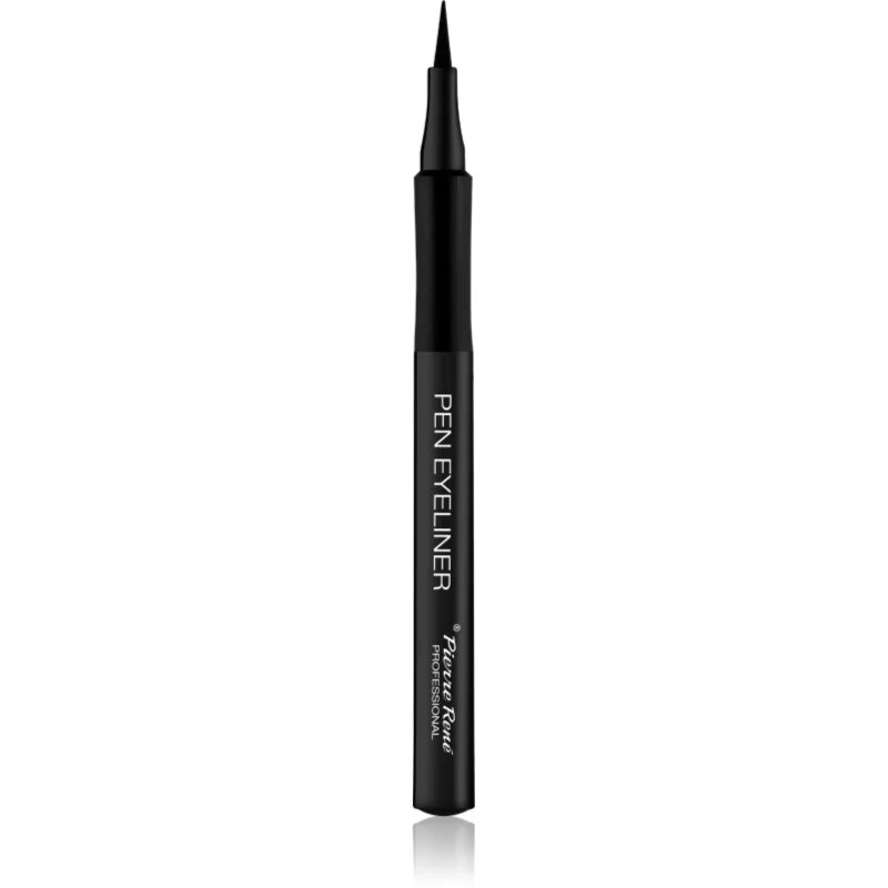 Pierre René Eyes Eyeliner vodoodporno tekoče črtalo za oči v peresu odtenek 01 Black 1 ml