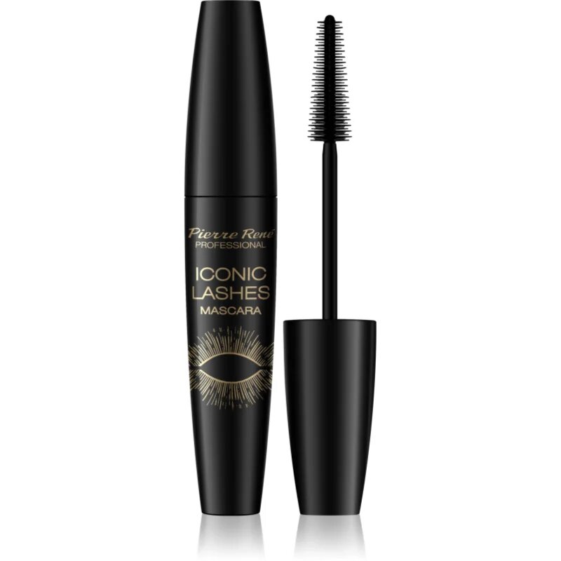 Pierre René Eyes Mascara maskara za zgostitev in podaljšanje trepalnic z vlažilnim učinkom 15 ml