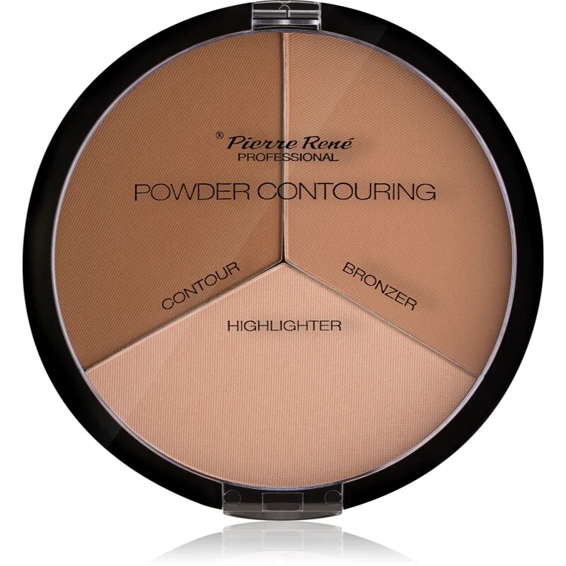 Pierre René Powder Contouring paleta za konture obraza 23 g