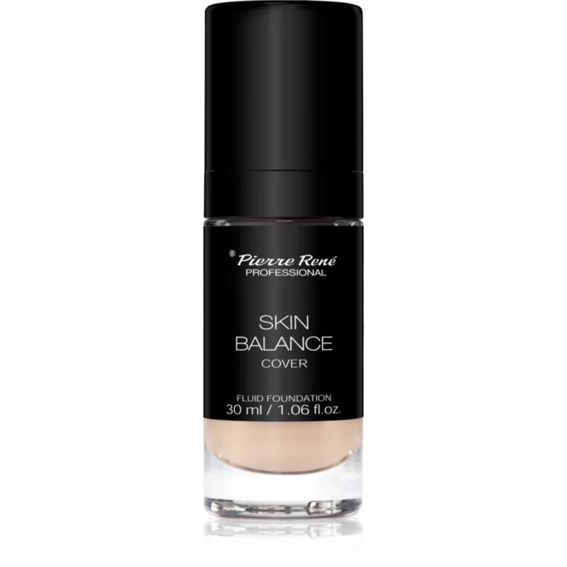Pierre René Skin Balance Cover vodoodporni tekoči puder odtenek 20 Clear Light 30 ml