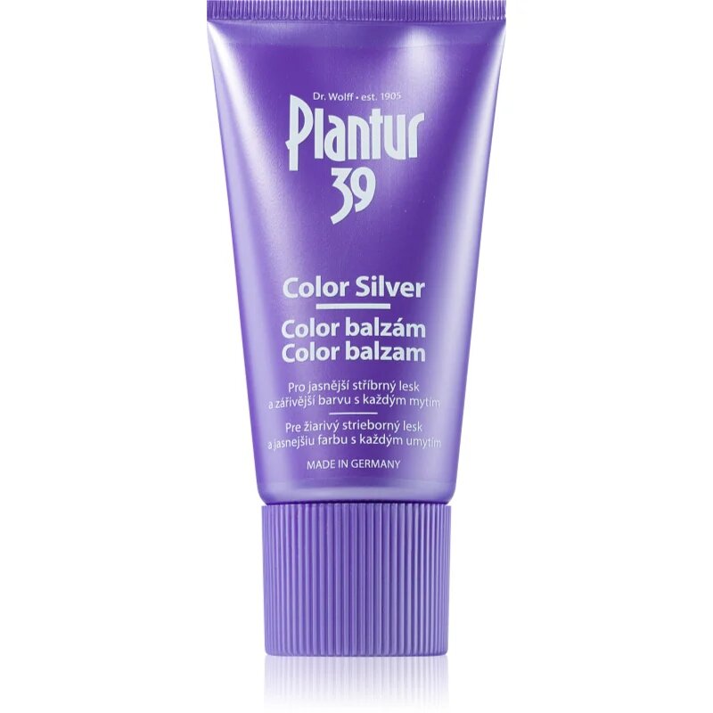 Plantur 39 Color Silver kofeinski balzam za nevtralizacijo rumenih odtenkov 150 ml