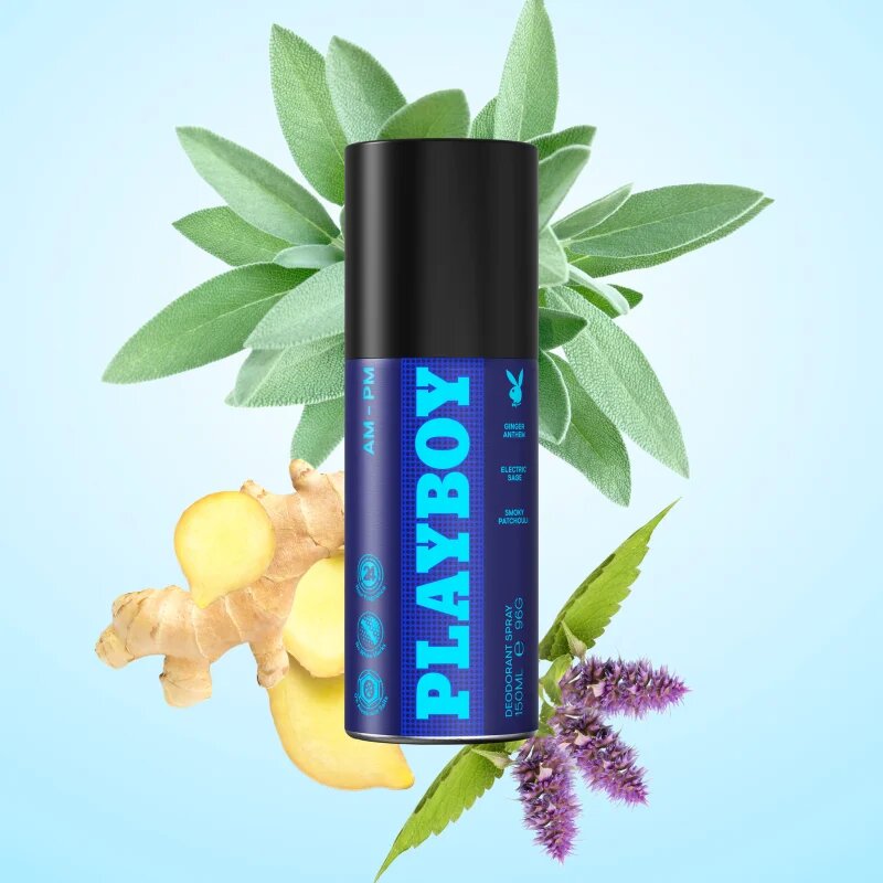 Playboy AM - PM dezodorant za moške 150 ml