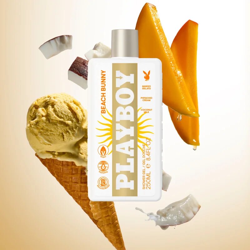 Playboy Beach Bunny gel za prhanje za ženske 250 ml