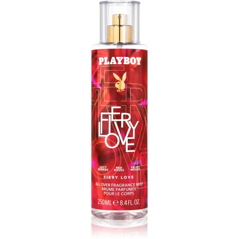 Playboy Fiery Love pršilo za telo za ženske 250 ml