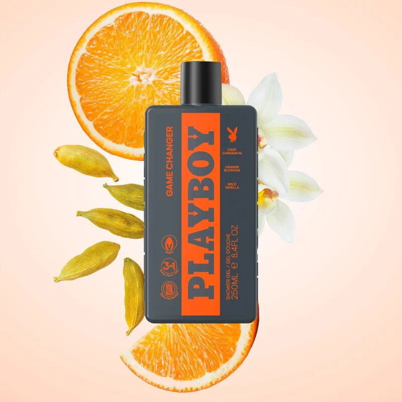 Playboy Game Changer gel za prhanje 3v1 za moške 250 ml