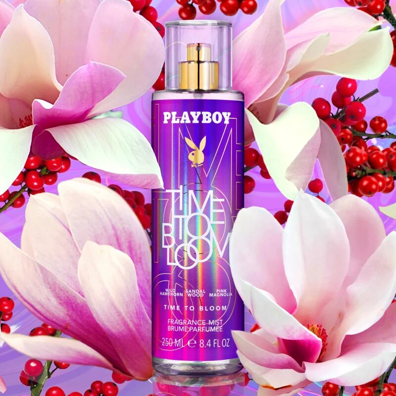 Playboy Time to Bloom pršilo za telo za ženske 250 ml