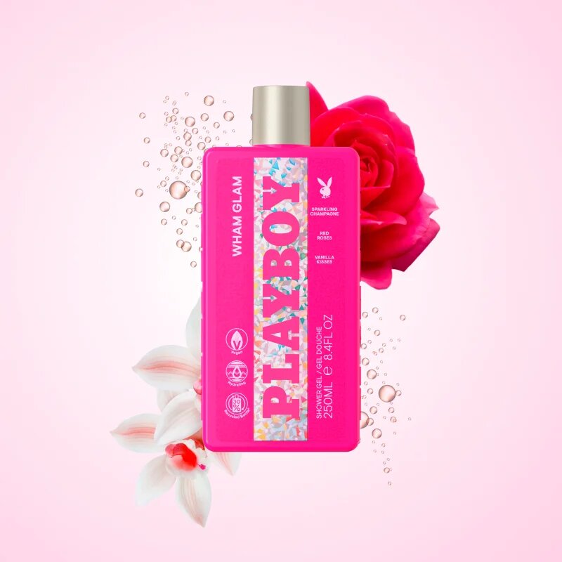 Playboy Wham Glam gel za prhanje za ženske 250 ml
