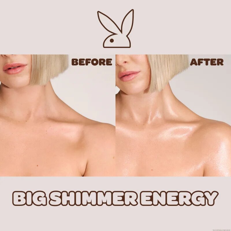 Playboy Your Skin pršilo za telo z bleščicami za ženske 250 ml