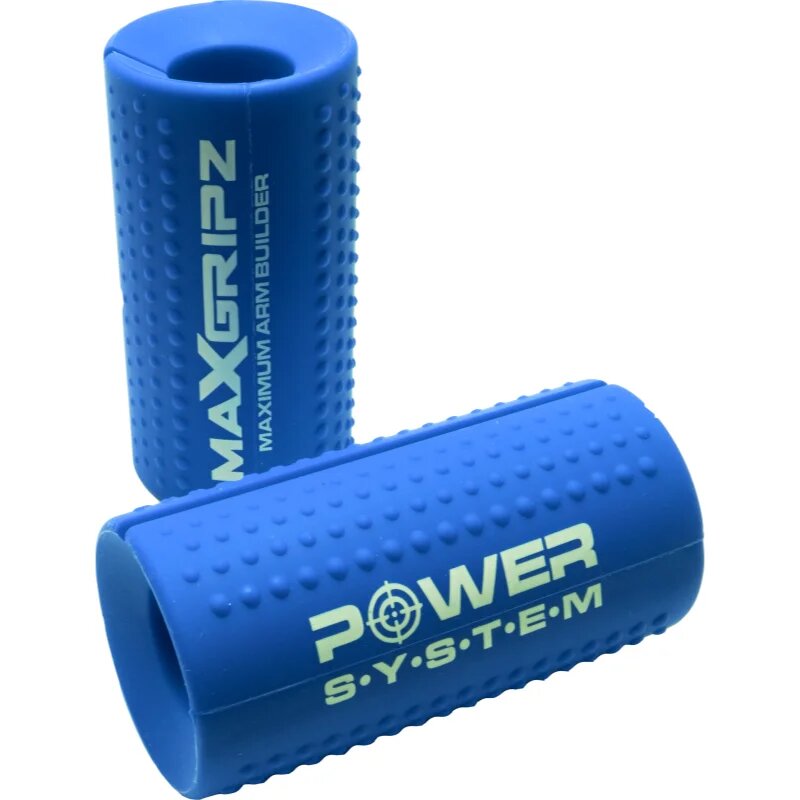 Power System Mx Gripz oteževalni nastavki za utež barva Blue M 2 kos