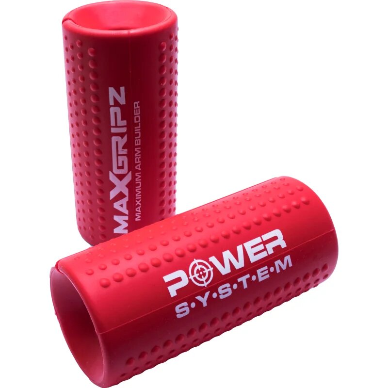 Power System Mx Gripz oteževalni nastavki za utež barva Red M 2 kos
