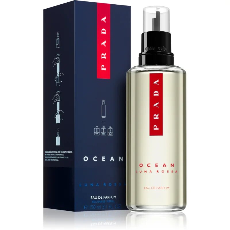 Prada Luna Rossa Ocean parfumska voda nadomestno polnilo za moške Refill 150 ml