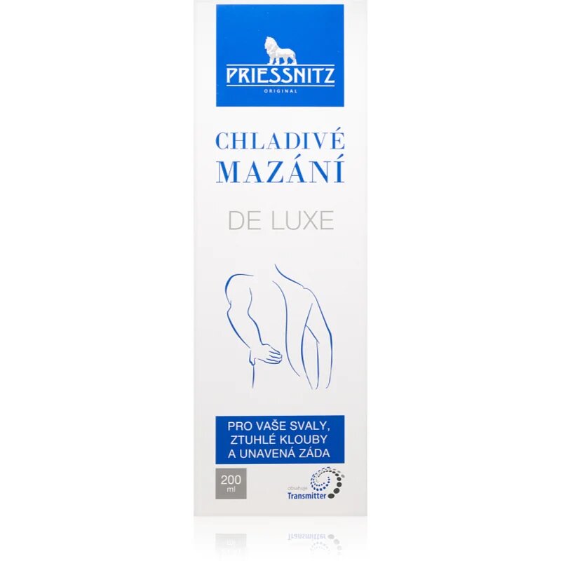 Priessnitz Cooling gel De Luxe hladilni masažni gel za mišice in sklepe 200 ml
