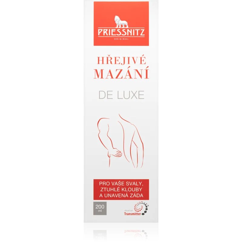 Priessnitz DeLuxe masažna krema z grelnim učinkom 200 ml