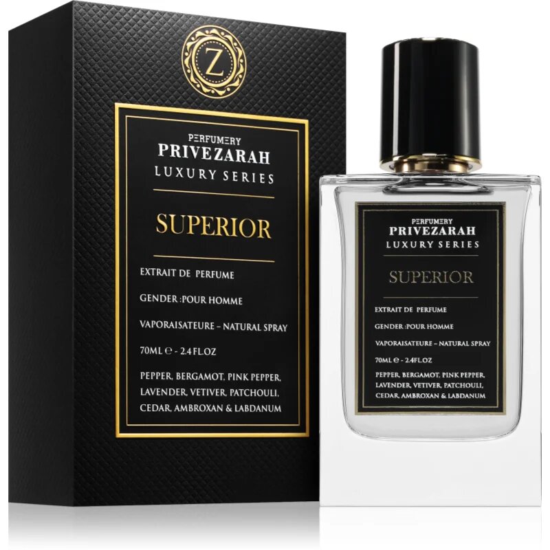 Prive Zarah Superior parfumski ekstrakt za moške 70 ml
