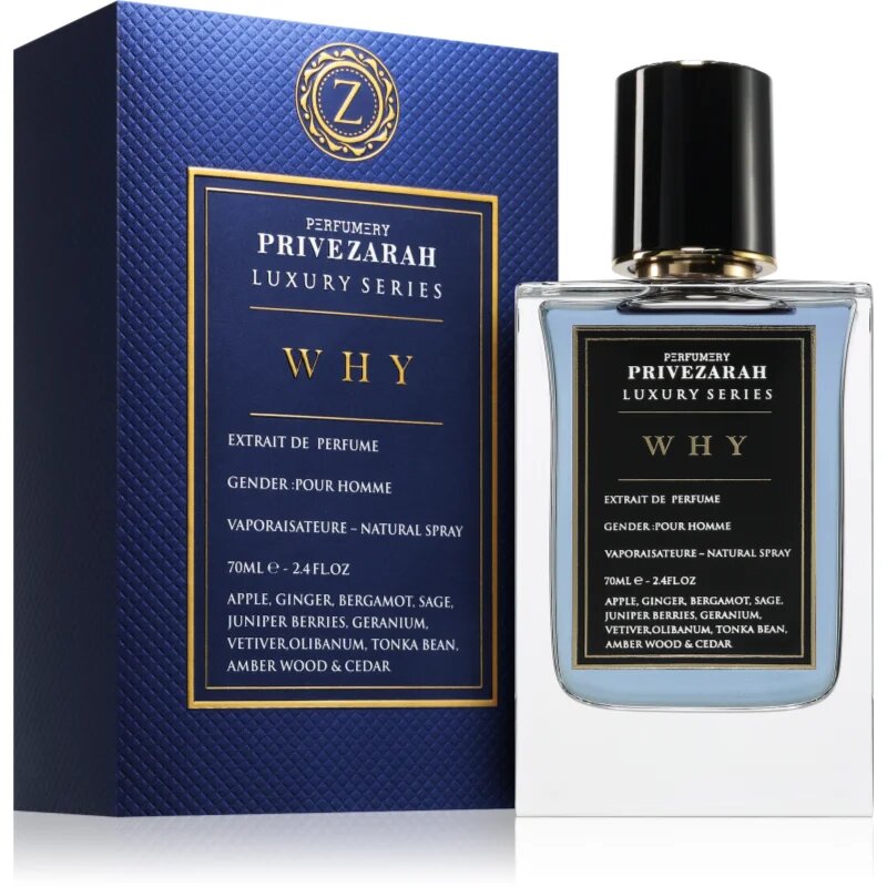 Prive Zarah Why parfumski ekstrakt za moške 70 ml