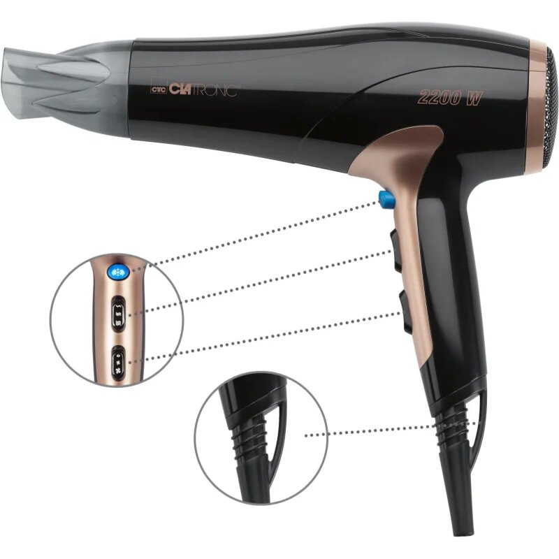 ProfiCare Clatronic HT 3661 sušilnik za lase 1 kos