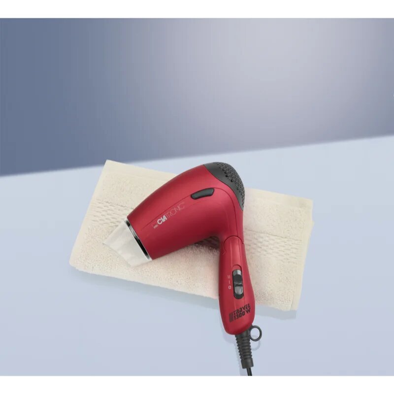ProfiCare Clatronic HTD 3429 potovalni sušilnik za lase Red 1 kos
