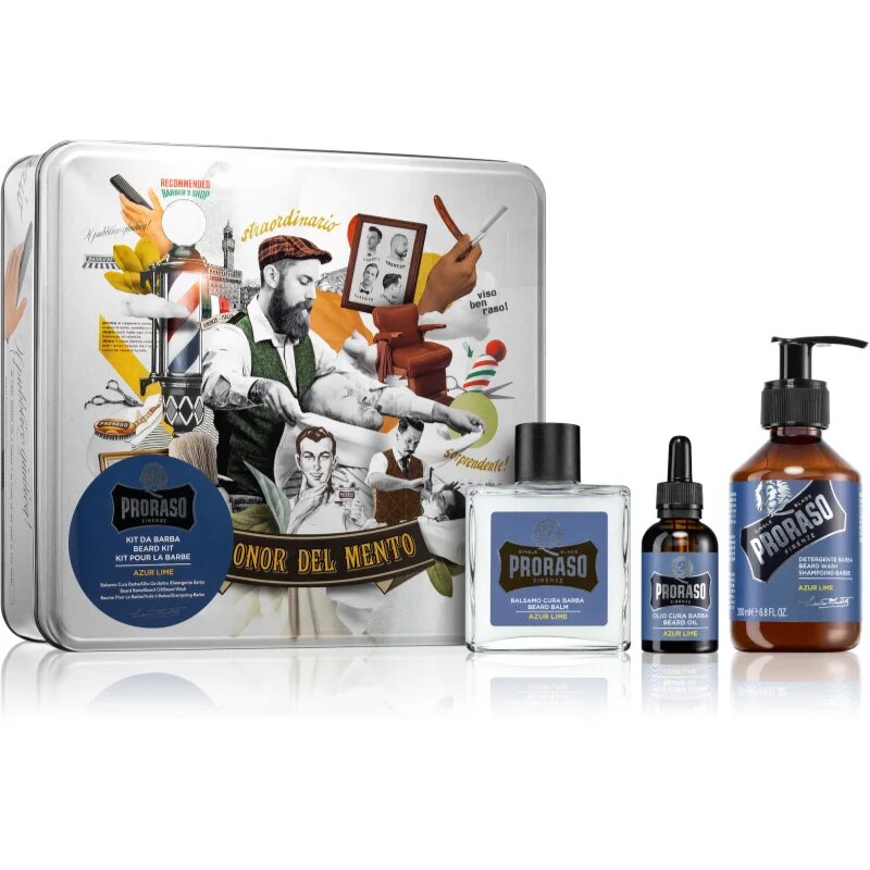 Proraso Azur Lime set za brado Azur Lime