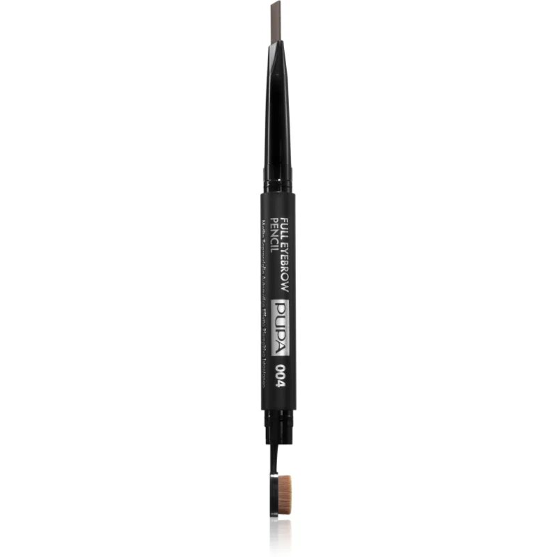 PUPA Milano Full Eyebrow Automatic Pencil samodejni svinčnik za obrvi odtenek 004 - Extra Dark 0.2 g