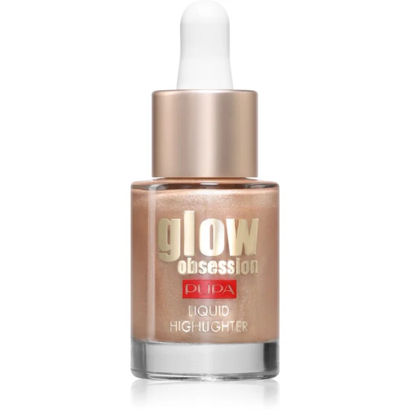 PUPA Milano Glow Obsession Liquid Highlighter tekoči osvetljevalec odtenek 002 - Moon Light 13.5 ml
