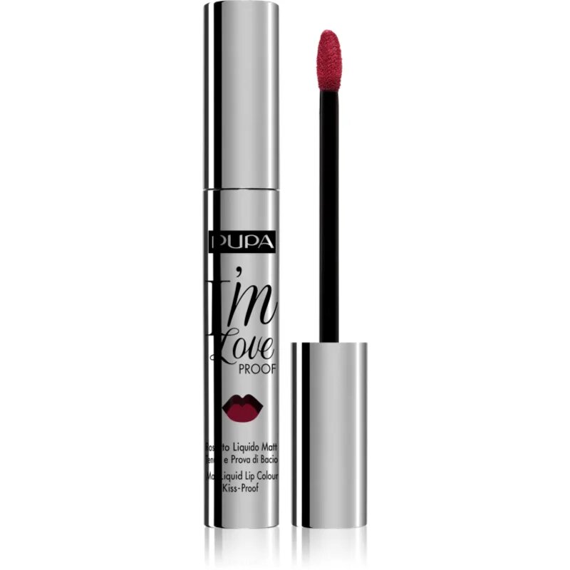 PUPA Milano I´m Loveproof mat tekoča šminka za dolgoobstojen učinek odtenek 008 Flamingo Fuchsia 2.7 ml